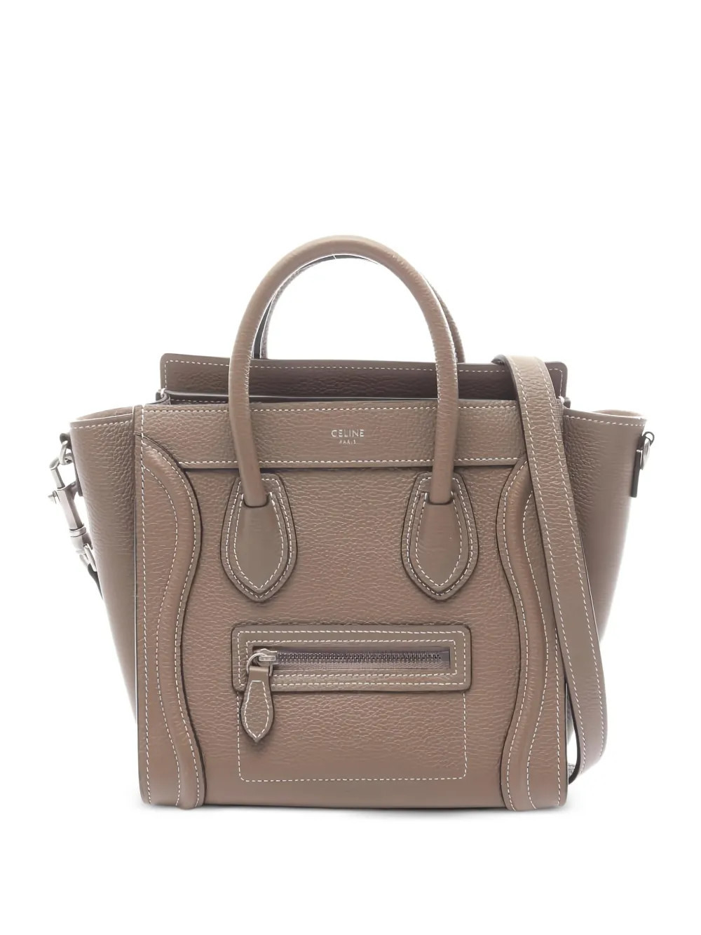 Celine Pre-Owned 2010s Nano Luggage tote bag - Brown | Farfetch Global