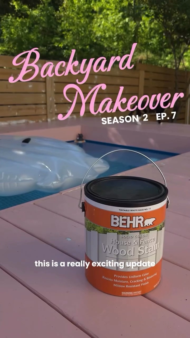 Took me a little longer to get this one up, but here is Season 2, Episode 7 of the Backyard Makeover 🏡☀️🩷 #backyardmakeover #pooldeck #pinkpool #abovegroundpool #backyardrenovation #summerdiy #fencebuild #fencestaining #fencepainting

#LTKSeasonal #LTKFindsUnder100 #LTKHome