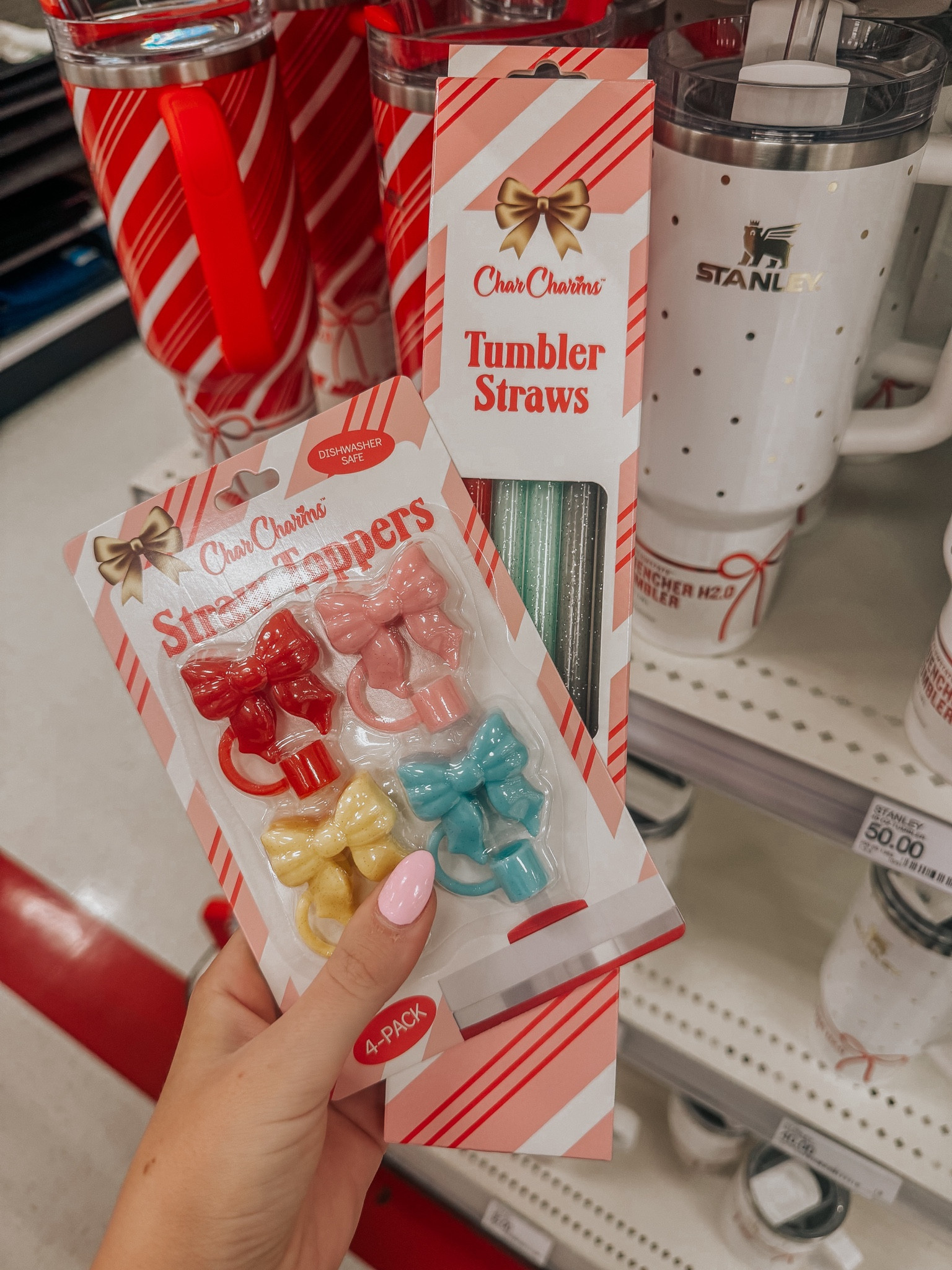 My Stanley is officially customized! ✨ Forget plain tumblers—these adorable straw toppers and fun straws are the easiest way to make your cup totally you. I love how the bow topper looks with my res Stanley cup! All linked in my bio to shop!

#StanleyAccessories #StanleyStrawTopper #CustomizeYourCup #TumblerAccessories #LTKStyle