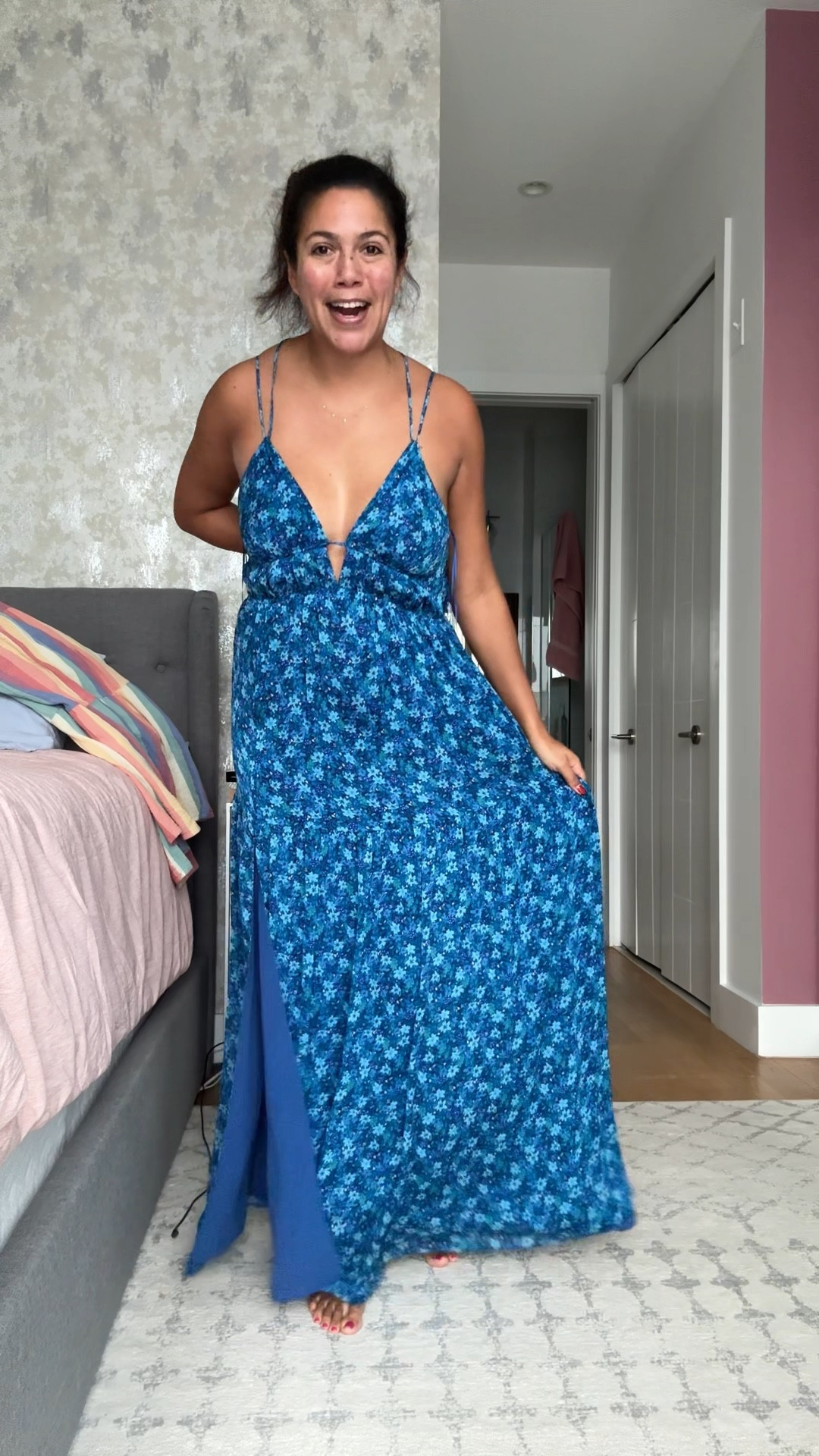 Help me decide which dresses to wear for which nights on my vacation in Mexico! I have a mix of more casual sundresses, some a little fancier, and then the jumpsuit that’s “out there” even for me 😅. But maybe that’s perfect for vacation??

All these (plus similar items) are tagged in my LTK!

Look 1: Marine Layer dress, size L (TTS)
Look 2: ASTR maxi dress, size L (TTS)
Look 3: Thakoon Collective tie dye slip dress, size 10 (TTS)
Look 4: Ronny Kobo sweater tank dress, size L (TTS)
Look 5: AFRM jumpsuit, size L (TTS); Madewell heeled sandals, size 11 (TTS)
Sandro beach tote

#LTKMidsize #LTKTravel #LTKSeasonal