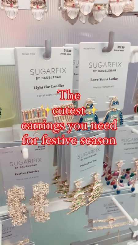 The cutest festive earrings for Christmas 🎄❤️

Baublebar 

#LTKHoliday #LTKGiftGuide #LTKSeasonal