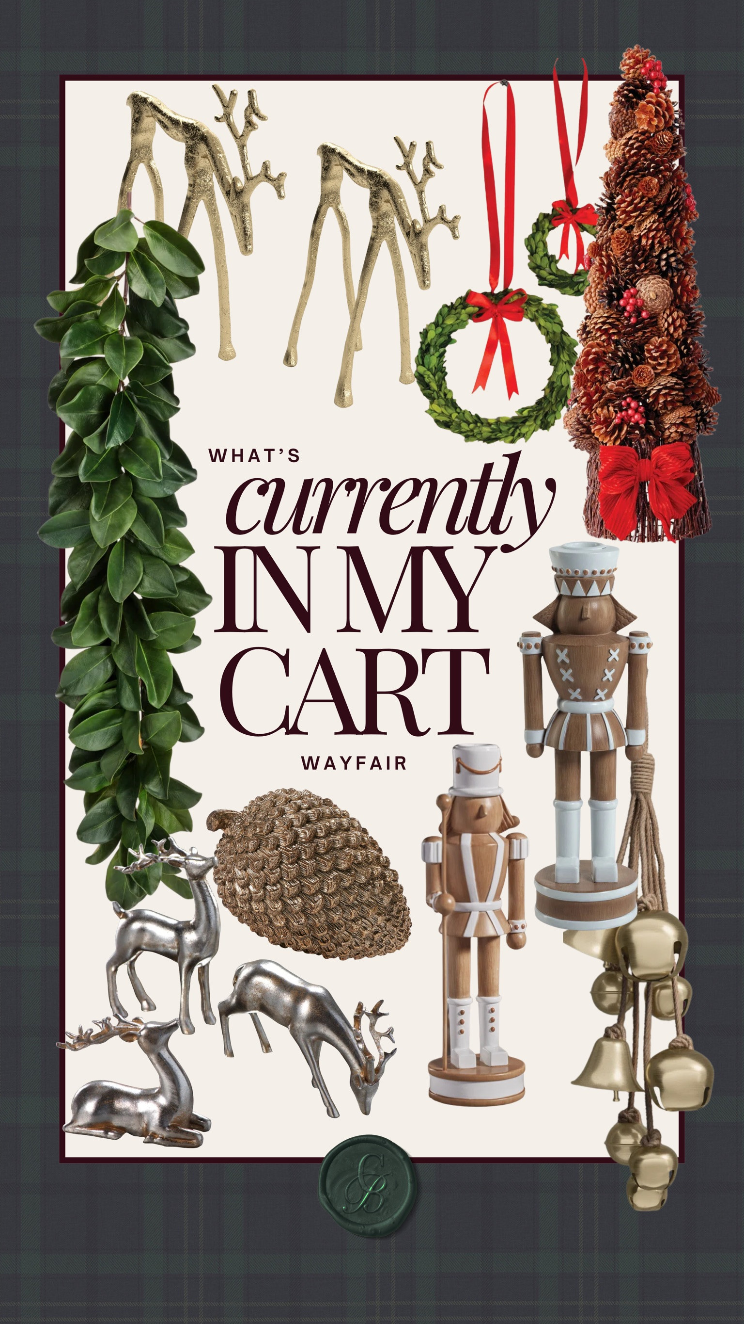 🎄 Holiday cart loading.
All the cozy charm and a little bit of sparkle — from classic nutcrackers and metallic reindeer to festive greenery and bells that feel perfectly timeless. These pieces make every corner feel merry and bright.🤍

#AmazonHome #AmazonFinds #AmazonFavorites #AmazonMostLoved #LTKHome #LTKHoliday #LTKGiftGuide #HomeFavorites #HolidayDecor #AmazonMustHaves 

 #LTKSeasonal #LTKHome #LTKStyleTip