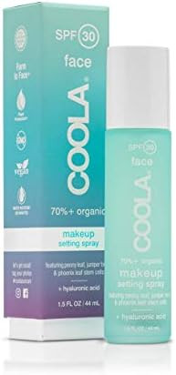 COOLA Organic Makeup Setting Spray with SPF 30, Hydrating Makeup Protection & Sunscreen made with... | Amazon (US)