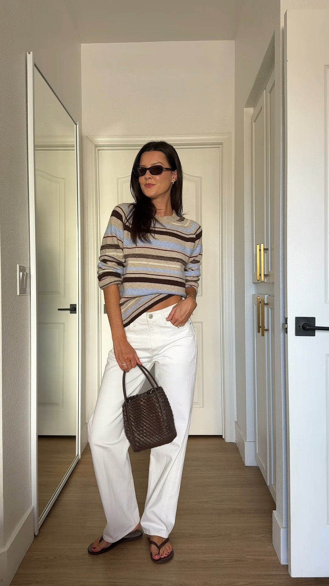 I’m 5’7” wearing size 25 reg in the jeans and small in the striped sweater! 

#LTKootd #LTKSeasonal #LTKSpringSale