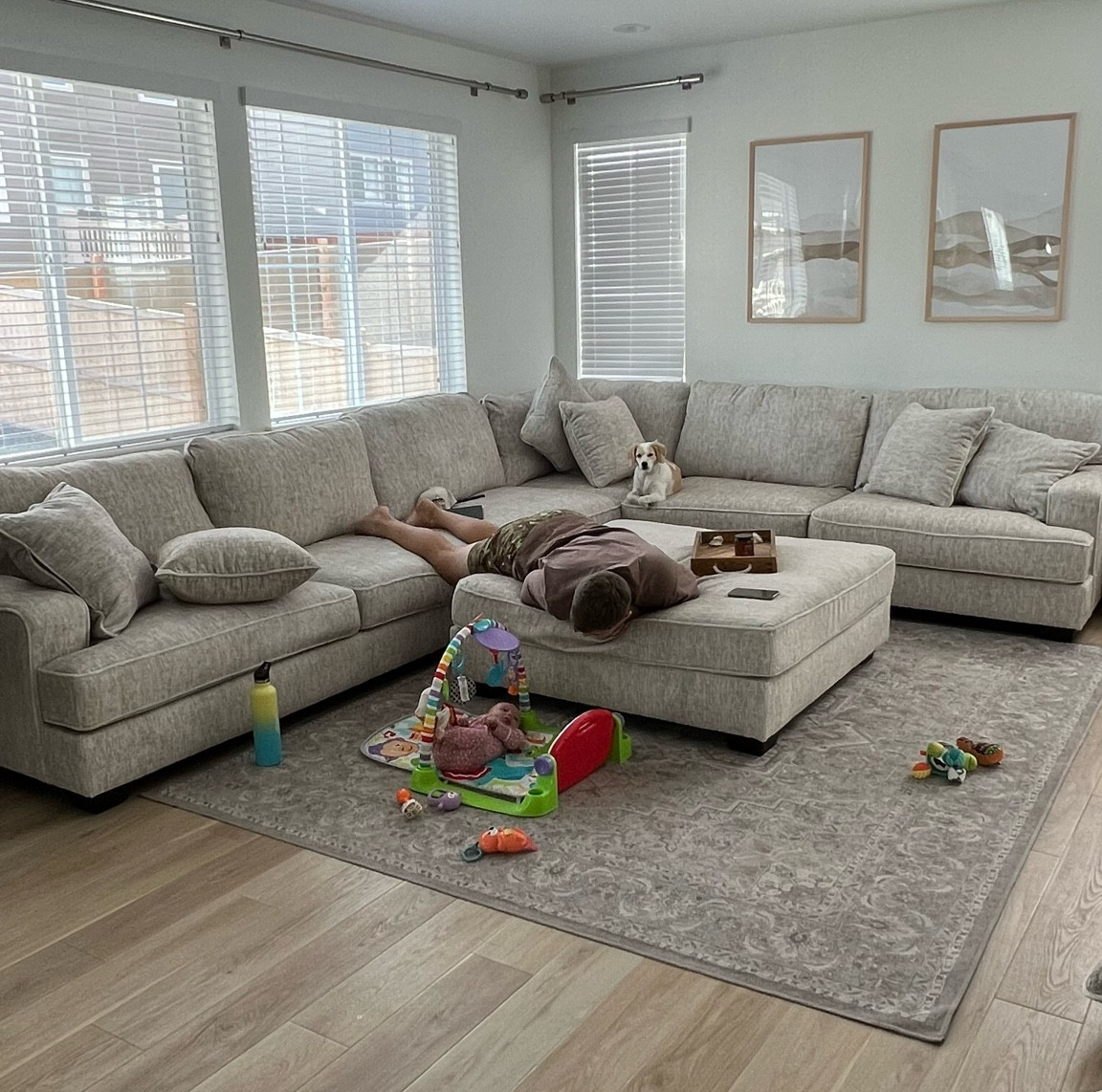 OBSESSED with our new couch! Pretty affordable for the size and quality 👏🏼

#LTKfamily #LTKHoliday #LTKhome