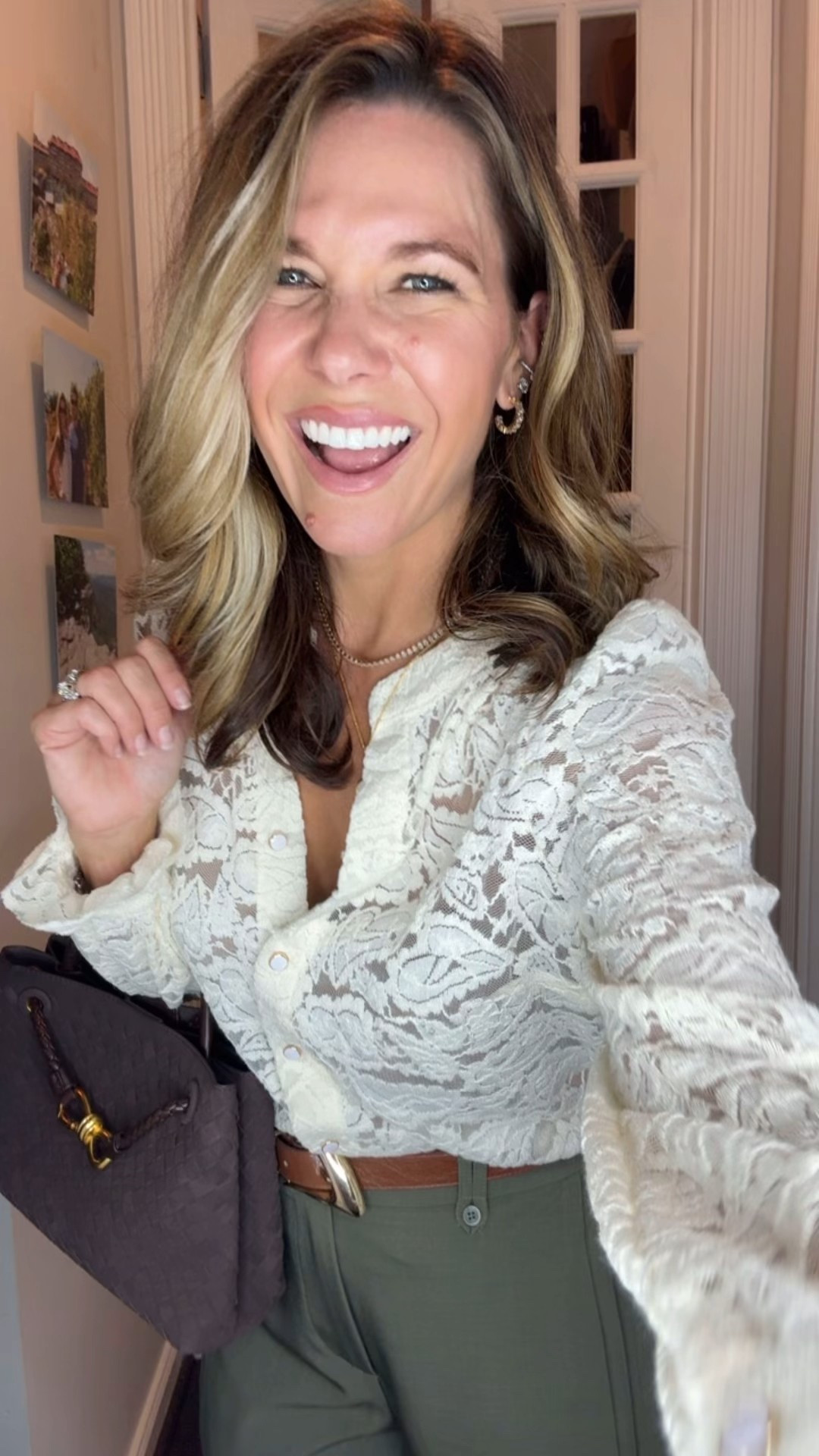 Fall Look — love these fun side pleated pants that are the most beautiful shade of green 

#LTKStyleTip #LTKSeasonal #LTKOver40