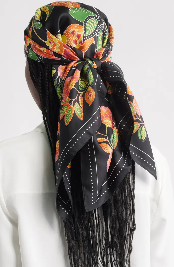 Nordstrom Botanical Print Square Silk Scarf | Nordstrom | Nordstrom