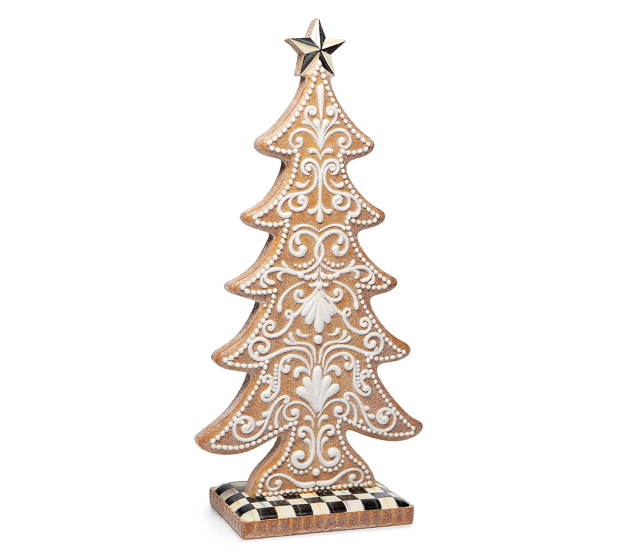 MacKenzie-Childs Gingerbread Cookie Large Tree | QVC