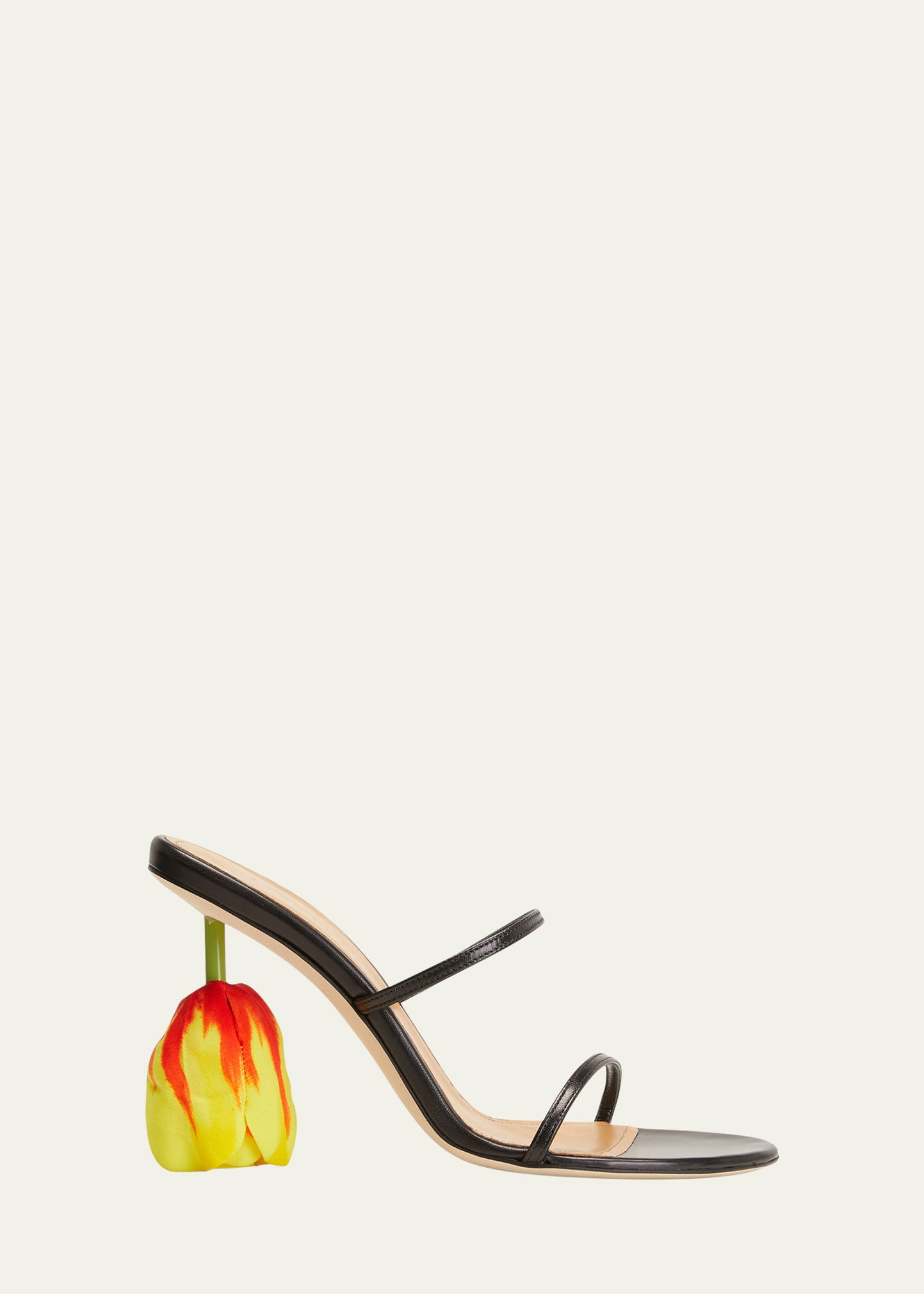 Loewe Tulip Two-Band Slide Sandals | Bergdorf Goodman