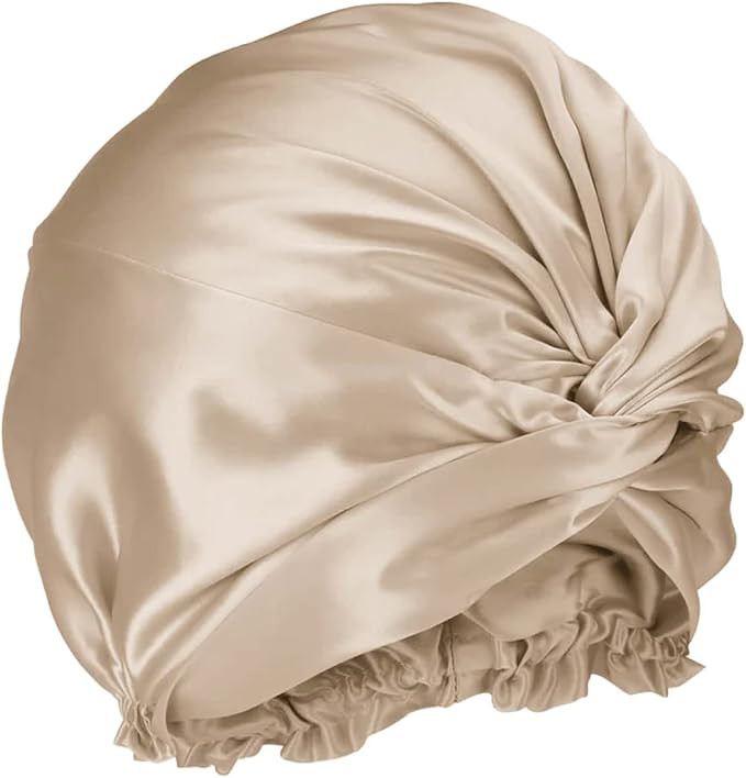 BLISSY Silk Bonnet For Sleeping For Long And Curly Hair - 100% Pure Mulberry Silk 22 Momme 6a Hig... | Amazon (US)