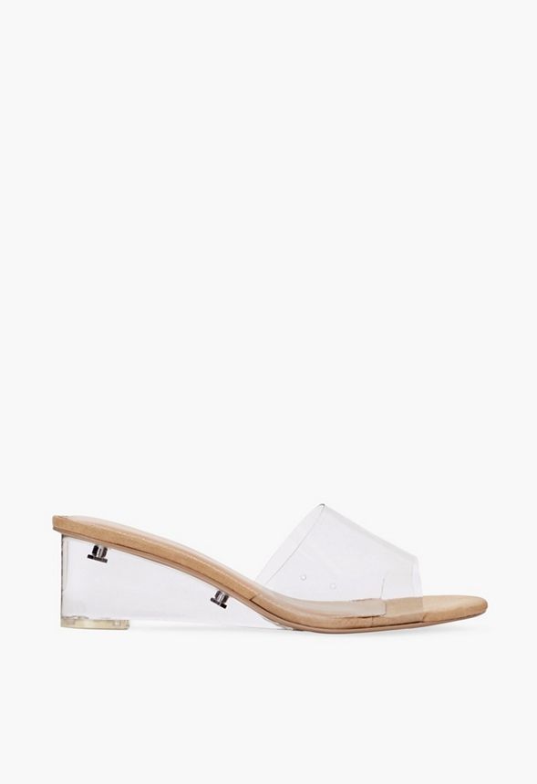 Mela Translucent Wedge | JustFab