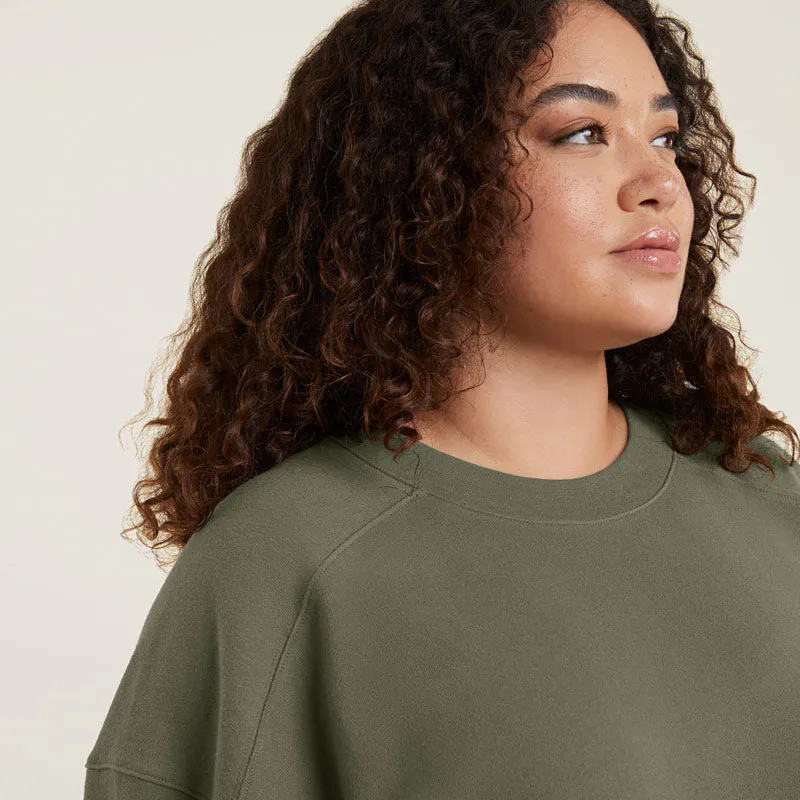 Cropped Crewneck Sweatshirt | nuuds