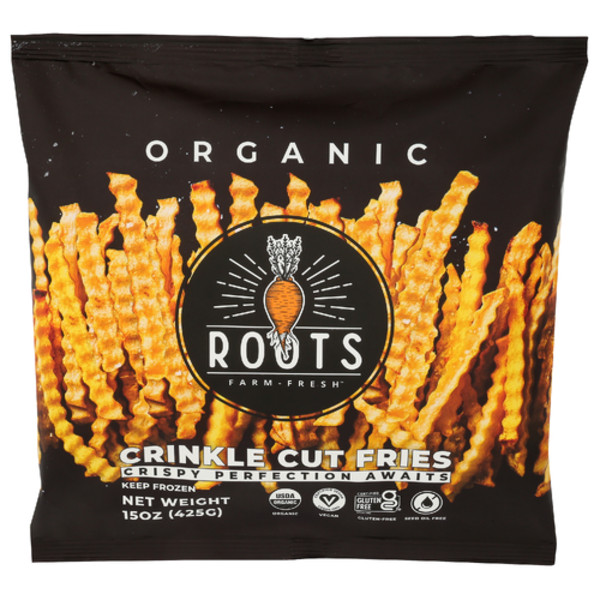 Roots Farm Fresh Organic Crinkle Cut Fries | Instacart