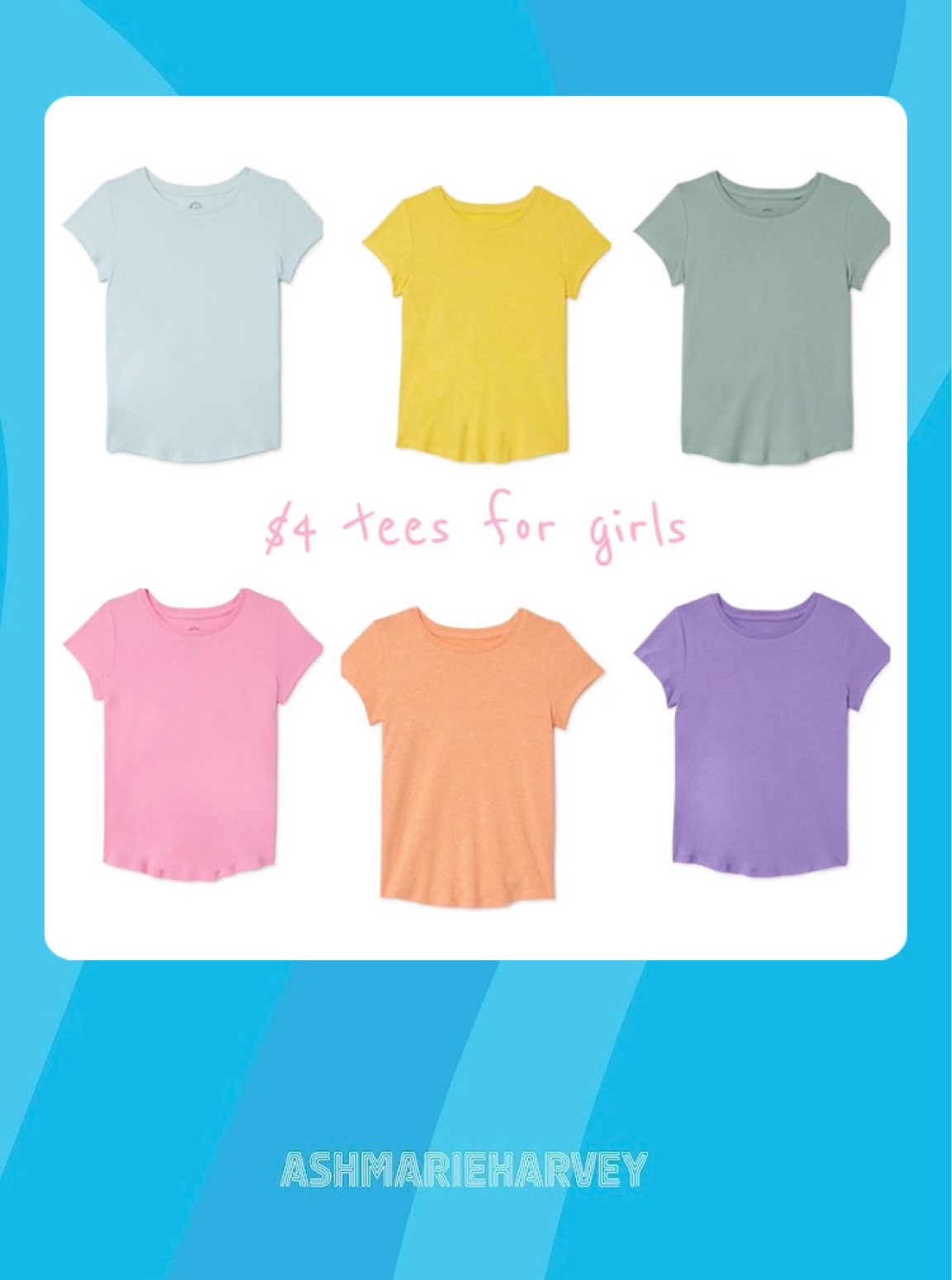Basic tees for girls. 
Spring styles, Easter, Valentine’s Day 

#LTKkids #LTKstyletip #LTKFind