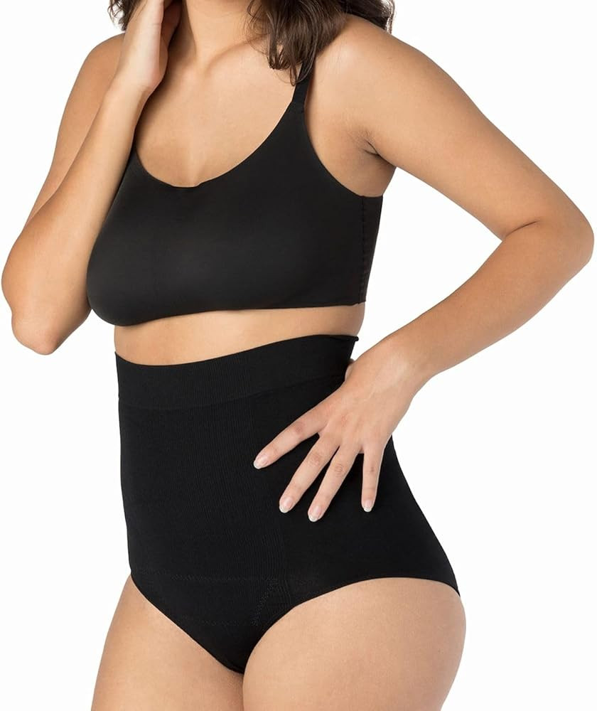 UpSpring C-Section Tummy Control Panties High Waist Postpartum Underwear for Womens, Nude/Black, ... | Amazon (US)