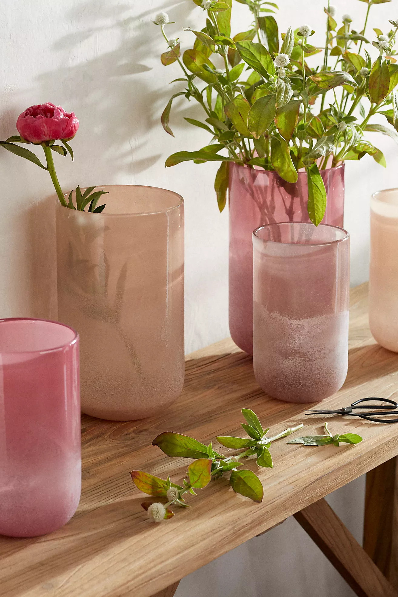 Sanded Color Glass Vase | Anthropologie (US)