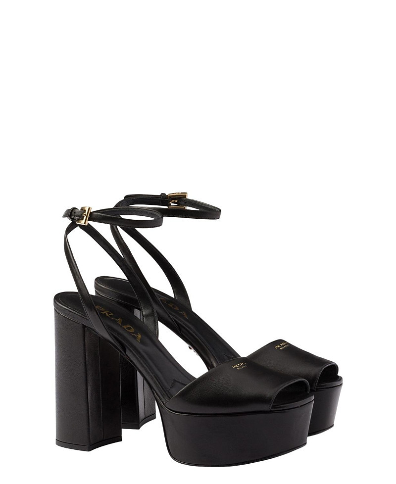 Prada Women's Nappa Leather Platform Sandals | Bloomingdale's (US)