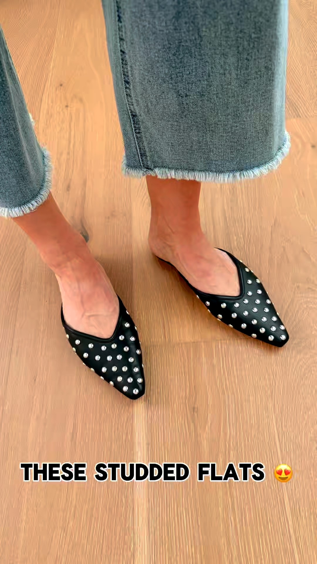👠✨ Mamas, these studded flats are giving main character energy—pop ‘em on with a skirt for brunch glam or frayed jeans for date night! 💃 Comfy, cute, and on CLEARANCE? Yes please! True to size. #MomFlats #DressUpDressDown #StuddedMagic #SteveMadden #DateNight #Mules

#LTKShoeCrush #LTKSaleAlert #LTKStyleTip