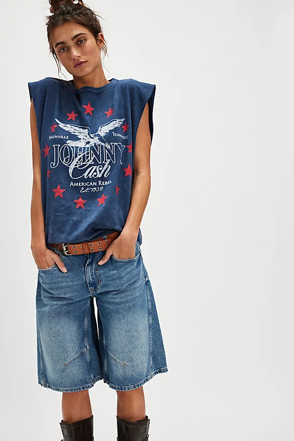 Johnny Cash Muscle Tank | Free People (Global - UK&FR Excluded)