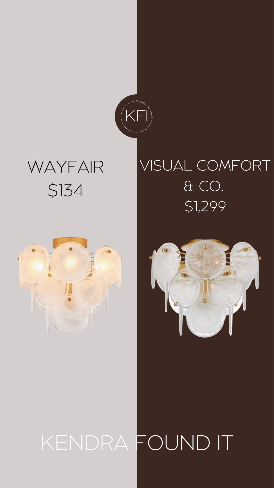 This Wayfair light fixture is a STUNNING Visual Comfort dupe—for a FRACTION of the price! 😍✨ If you’ve had your eye on the Loire Medium Tiered Flush Mount from Visual Comfort but don’t want to spend $$$, this 4-light unique glass flush mount from Wayfair is the perfect look for less! The tiered glass detail and luxe gold finish give it that designer lighting aesthetic without the designer price tag!

This beauty works in entryways, bedrooms, hallways, or even a glam bathroom or walk-in closet! Whether you love modern classic decor, grandmillennial interiors, or timeless elegance, this Wayfair lighting dupe instantly elevates any space. Plus, the soft, diffused light adds a warm and welcoming glow.

I LIVE for finding high-end home decor dupes that give you that luxury look on a budget, and this one is an absolute steal. If you love McGee and Co dupes, Target home finds, Serena & Lily style, or affordable designer lighting, this is a must-have!

This fixture is trending and sells out fast—so don’t wait! Tap to shop & follow me for more budget-friendly home finds and luxury home decor dupes! 🛍✨

#WayfairFinds #WayfairDupe #VisualComfortDupe  

 #LTKHome #LTKSaleAlert
