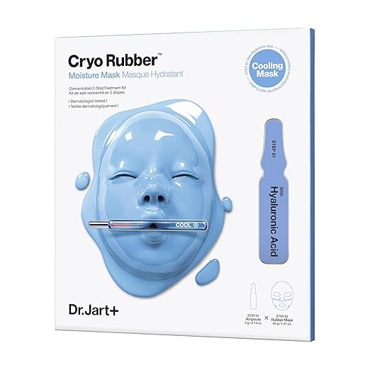 Dr.Jart+ Cryo Rubber Face Mask with Moisturizing Hyaluronic Acid | Korean Skin Care, 1.41 Ounce | Amazon (US)