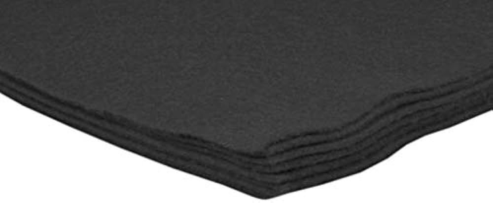 Black Felt Fabric for Crafts 9x12.Acrylic Sheets Art and Craft Material.Fabric Craft Supplies,Gif... | Amazon (US)