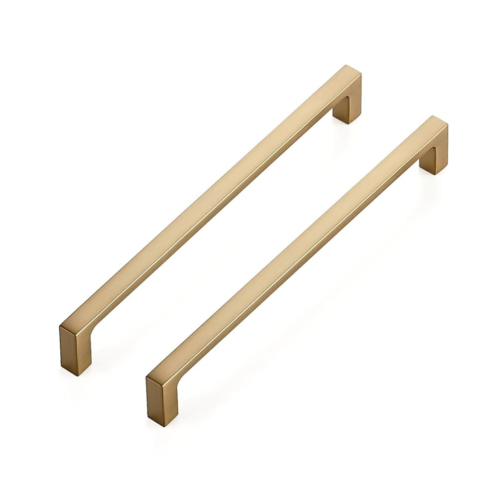 Ravinte 30 Pack Solid 7-1/2 Inch Square Cabinet Handles - Champagne Bronze Pulls for Drawers and ... | Amazon (US)
