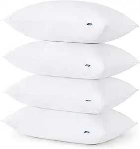 Bedsure Pillows Standard Size Set of 4 - Standard Pillows 4 Pack Down Alternative Hotel Quality B... | Amazon (US)