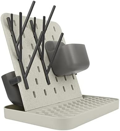 Boon Groove Space Saving Drying Rack – Customizable Countertop Drying Rack for Baby Bottles | Amazon (US)