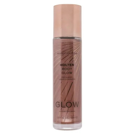 Revolution Glow Molten Body Liquid Illuminator-ROSE GOLD Face & Body Illuminator with a Coconut & Pineapple Fragrance | Walmart (US)