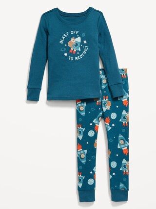 Unisex Snug-Fit Pajama Set for Toddler & Baby | Old Navy (US)