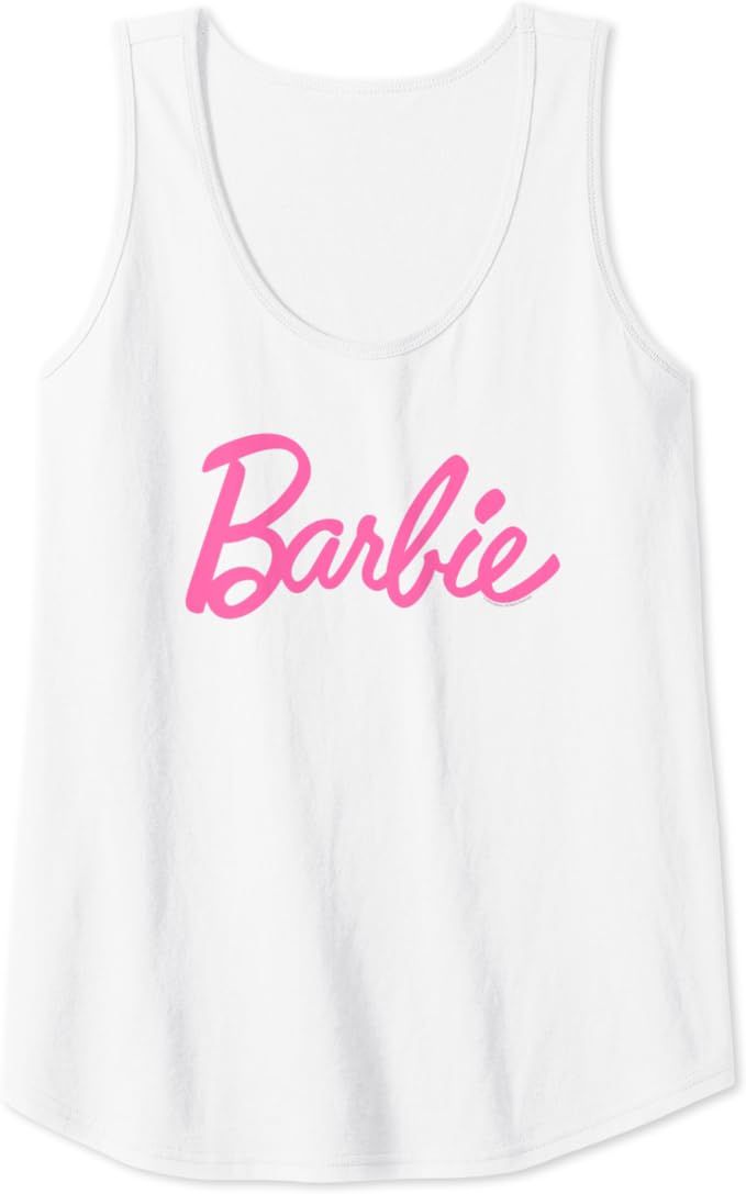 Barbie Logo Tank Top | Amazon (US)