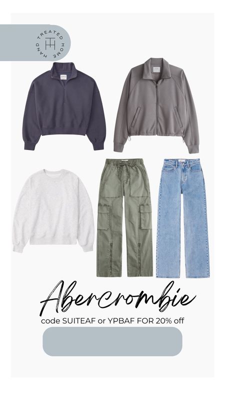 Abercrombie use code SUITEAF or YPBAF for 20% off! 

Abercrombie, Abercrombie sale, on sale, YPB on sale, activewear, womens finds, YPB sweaters, relaxed jean, half zip sweater

#LTKSeasonal #LTKsalealert #LTKstyletip