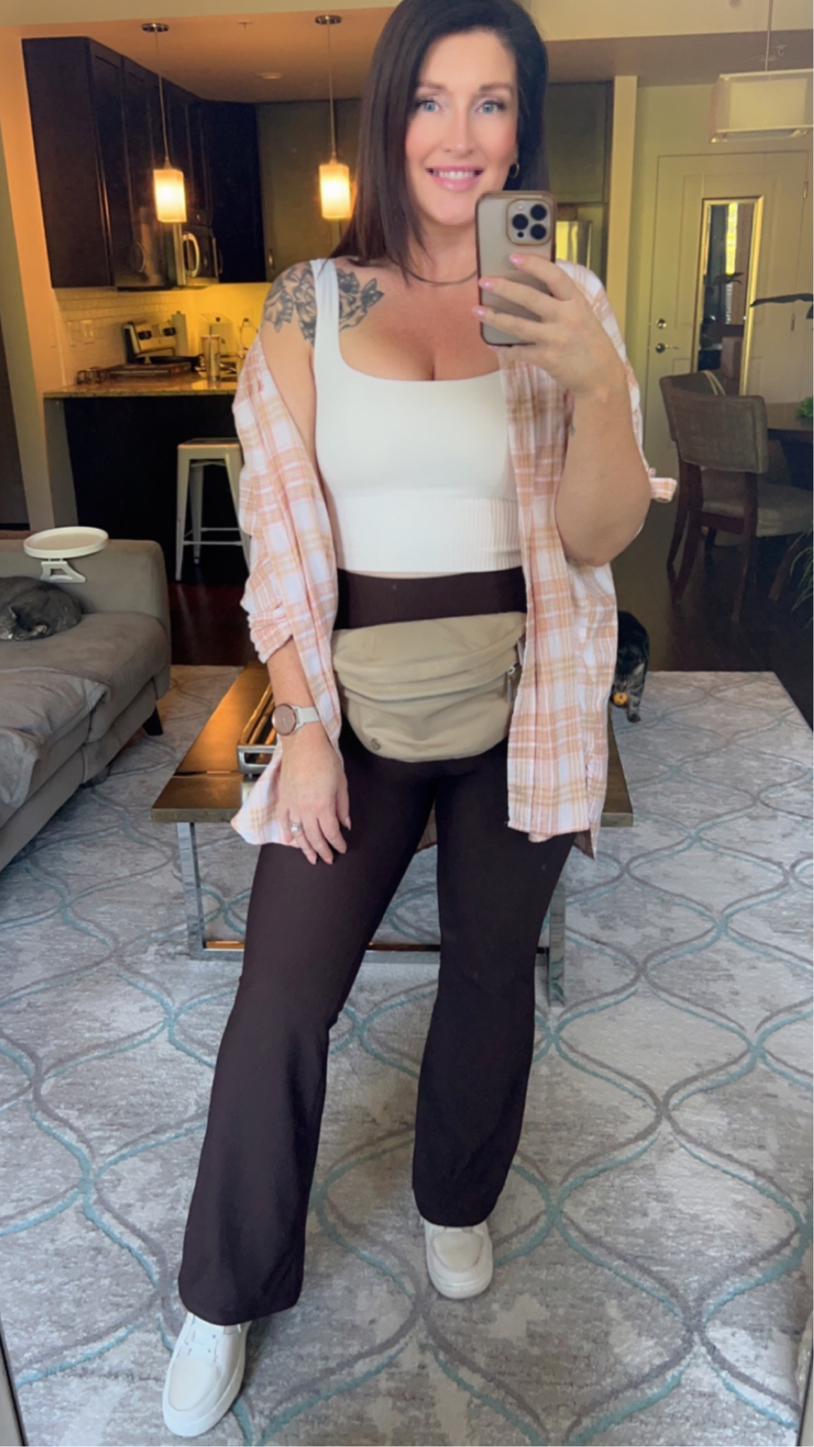 OOTD for packing and errands. 
They don’t seem to sell this shirt anymore at American Eagle but I found a good option, I love AE button up shirts. 

#LTKFind #LTKstyletip #LTKshoecrush