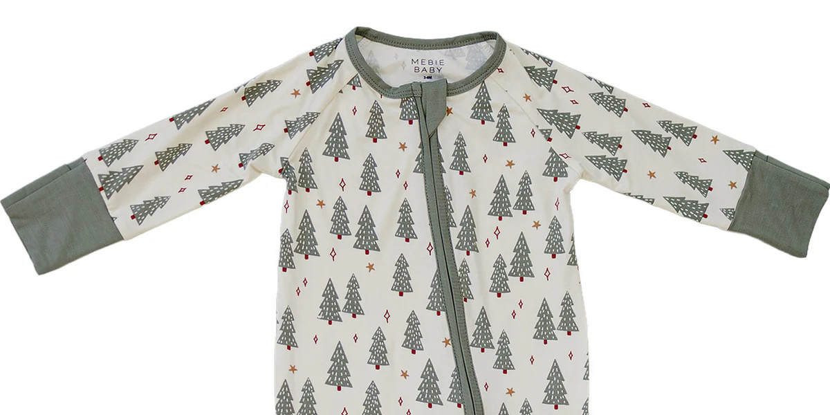 Mebie Baby Red Plaid Bamboo Zipper – Matching Family Holiday | Mebie Baby