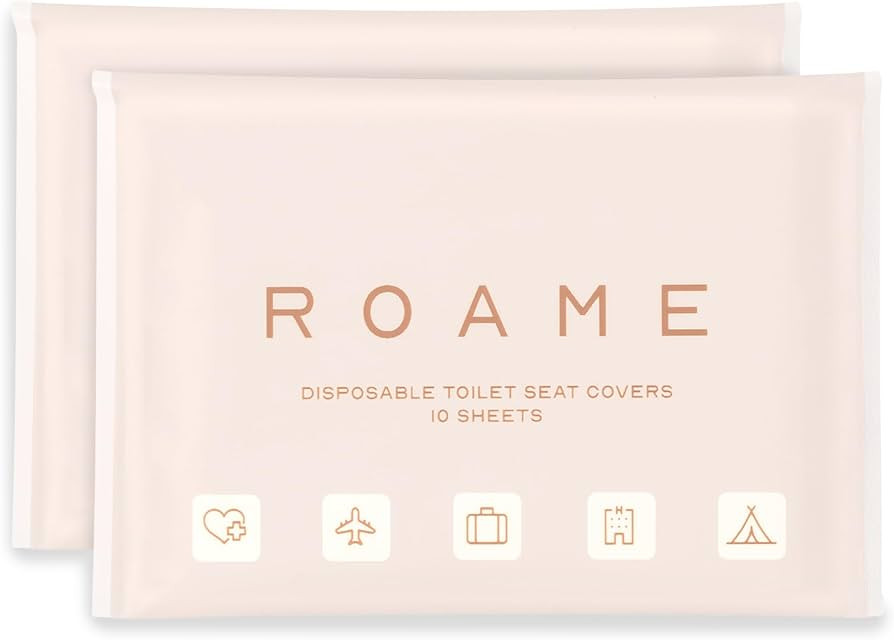 ROAME Disposable Toilet Seat Covers – 20 Biodegradable Sheets (2-Pack) – Flushable Bathroom H... | Amazon (US)