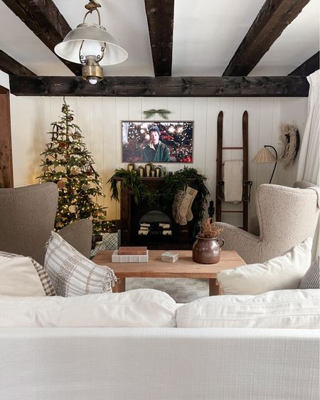 Cozy Christmas living room 

#LTKHoliday #LTKSeasonal #LTKhome