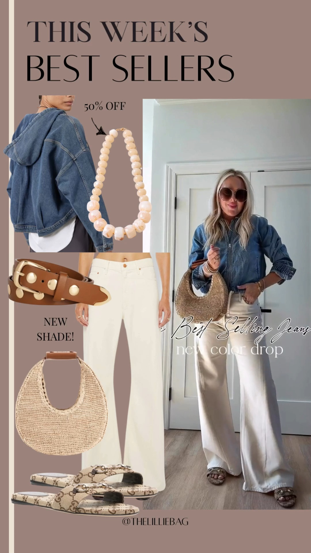 My best selling jeans that literally broke the internet are now in a new bone wash! 🤍 I did size up one in this color because it felt slightly more fitted than my other pairs & sometimes with lighter colors I like a little more room! 

Jeans. White jeans. White pants. Spring fashion. 

#LTKSeasonal #LTKootd