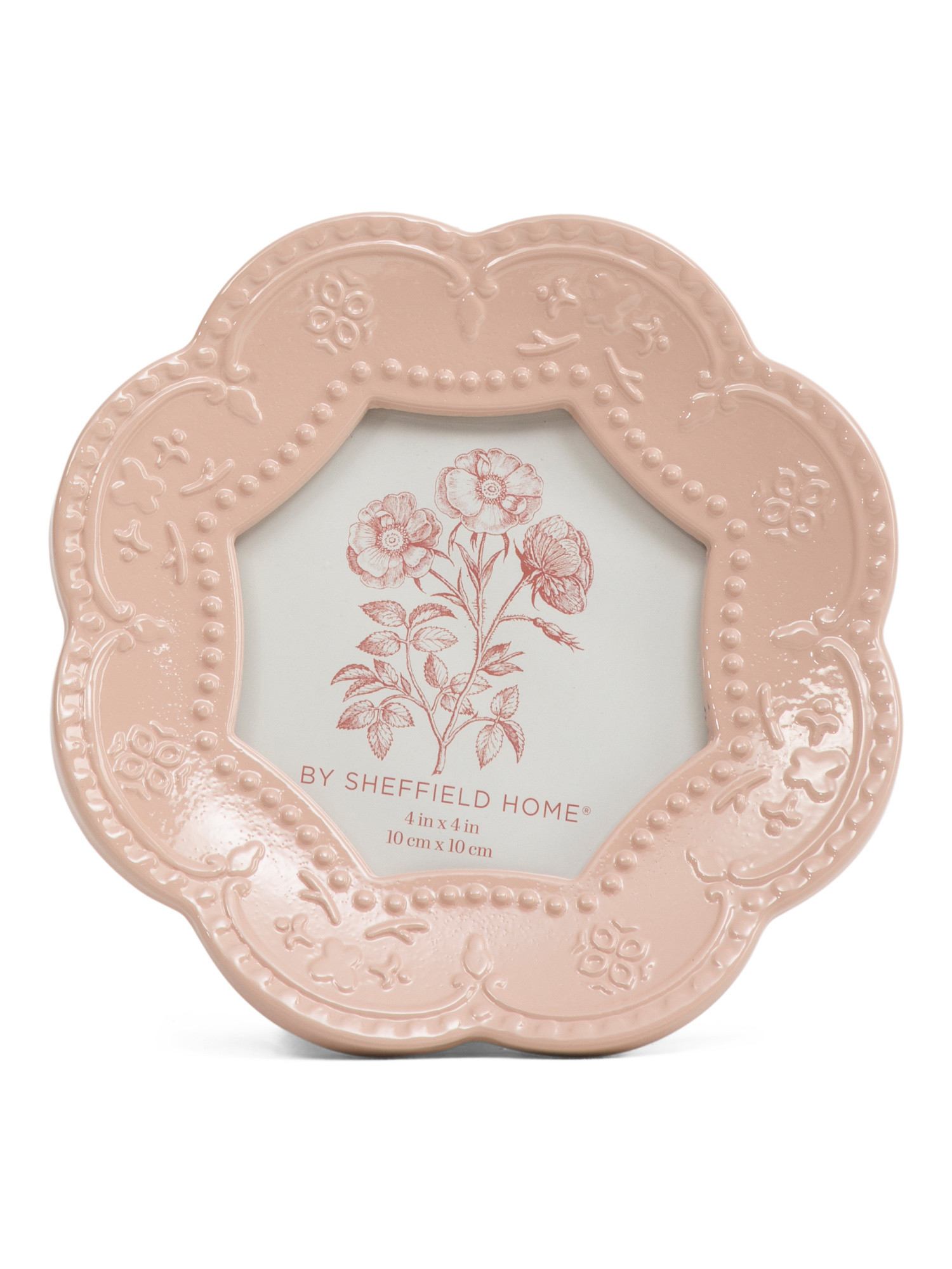 4x4 Scalloped Dot Tabletop Picture Frame | TJ Maxx