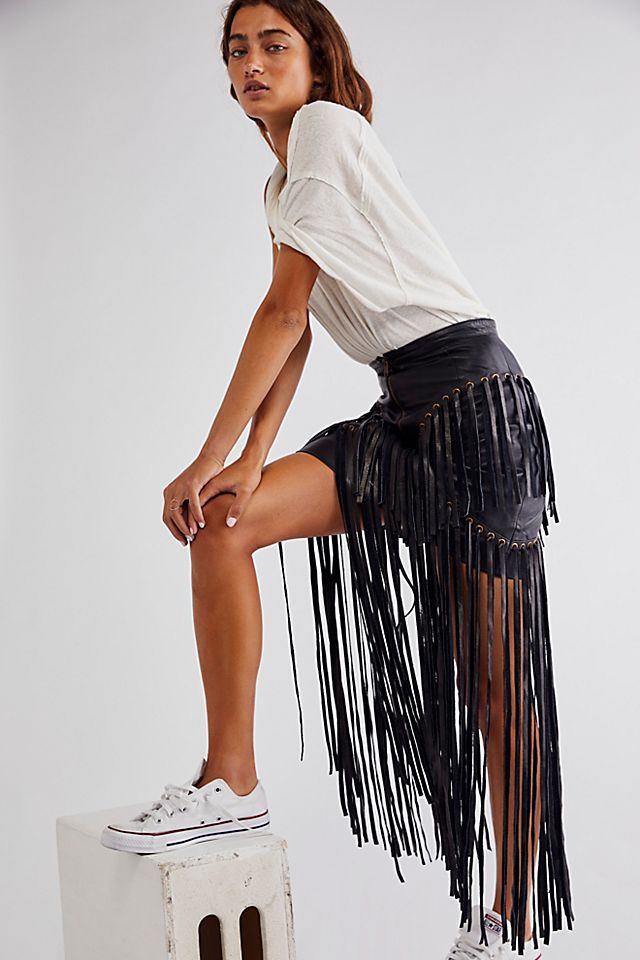 Understated Leather Motive Skirt | Free People (Global - UK&FR Excluded)