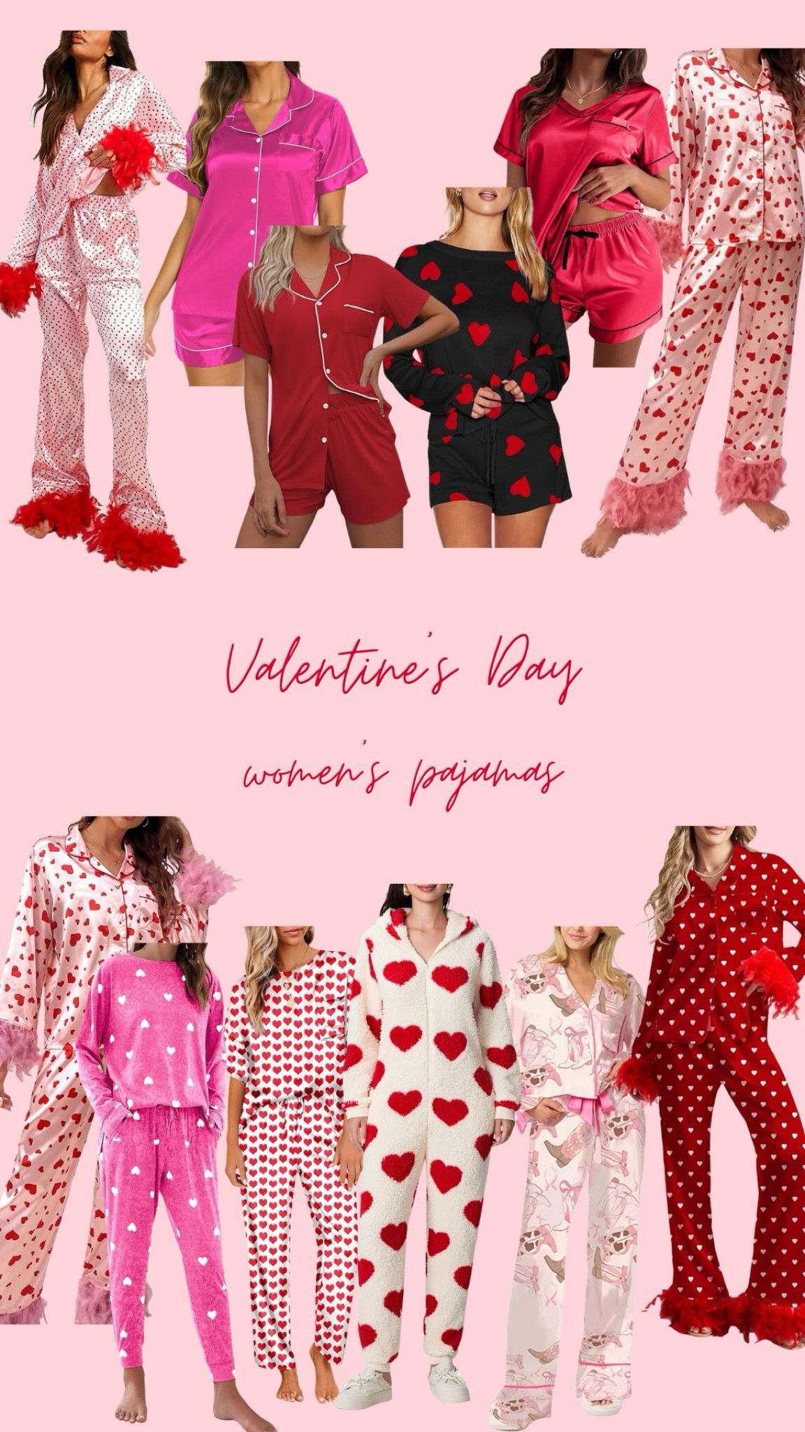 Also planning a fun GALENTINE’S PJ party! So here are some of the cutest, Valentine’s Day themed pajamas for you to get cozy & cute for February! ❤️🩷🍫🍷 #LTKwomens #LTKpajamas #LTLvday #LTKvalentinesday #LTKvalentine #LTKgalentines #LTKfebruary #LTKpjs

#LTKSeasonal #LTKFindsUnder50 #LTKSaleAlert