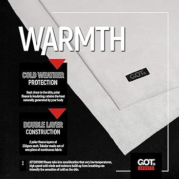 GOT Sports Polar Fleece Neck Warmer - Double-Layer Winter Ski Face Mask - Neck Scarf for Skiing, ... | Amazon (US)