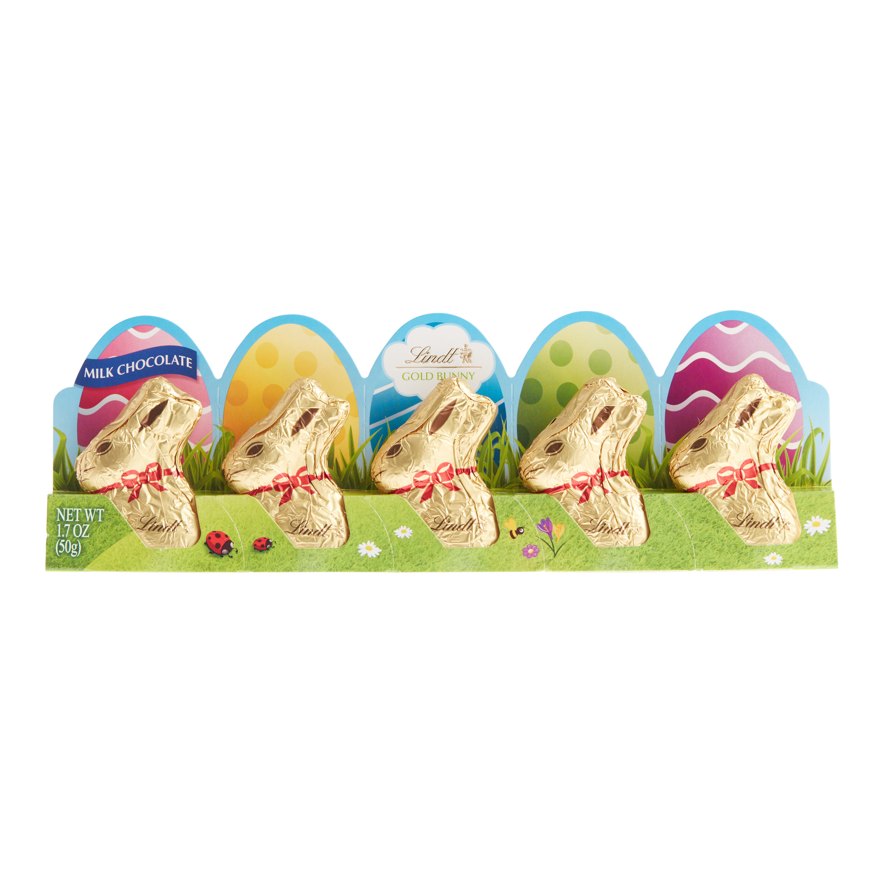 Lindt Mini Gold Bunnies 5 Piece | World Market