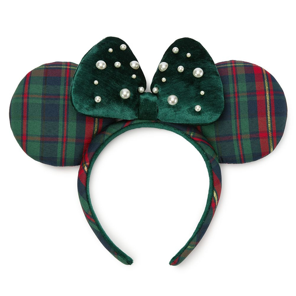 Minnie Mouse Holiday Plaid Ear Headband for Adults Official shopDisney | Disney Store