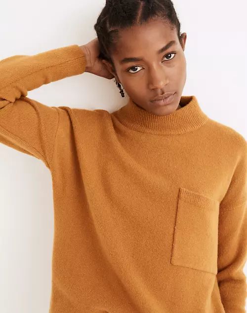 Redmond Mockneck Pocket Sweater | Madewell