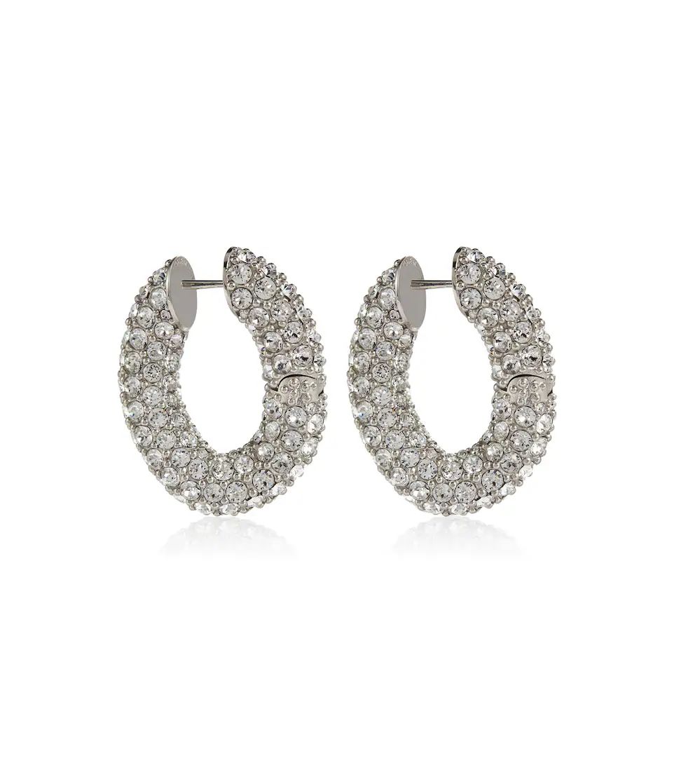 Loop crystal-embellished earrings | Mytheresa (DACH)