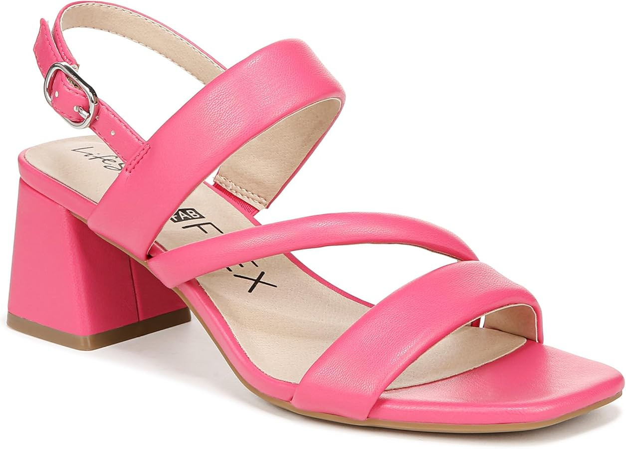 LifeStride Women's Celia Slingback Strappy Dress Sandals Heeled | Amazon (US)