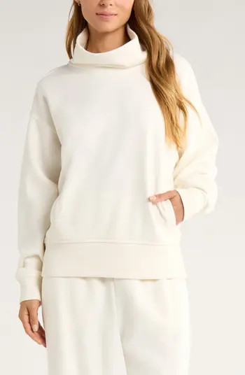 Ultracozy Fleece Funnel Neck Top | Nordstrom