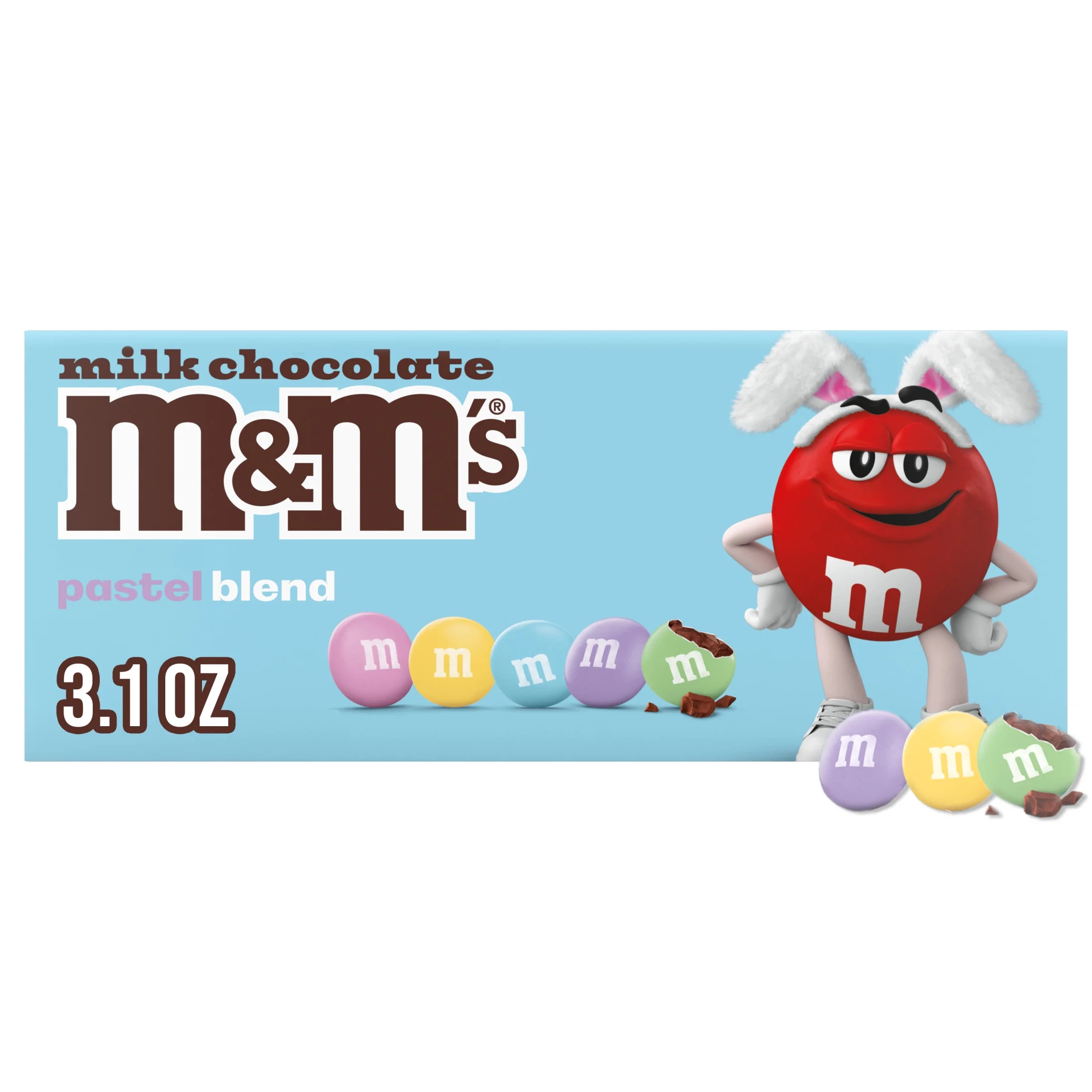 M&M's Milk Chocolate Pastel Blend Easter Candy - 3.1 oz Box | Walmart (US)