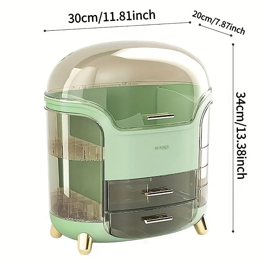 High-quality Desktop Cosmetics Storage Box Dustproof And Waterproof Makeup Storage Box Bathroom J... | Temu Affiliate Program